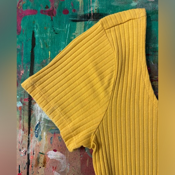 Wild Fable - Yellow Body Con Dress - Size XS - Picture 5 of 7